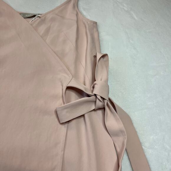 Everlane The Japanese GoWeave Tank Mini Wrap Dress Size 00 NEW Romantic Girly - Picture 9 of 13
